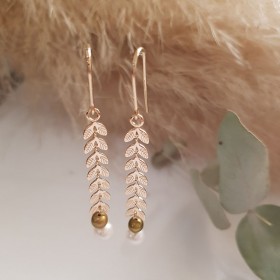 Boucles d'oreilles feuilles...