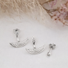 Boucles maya oz argent