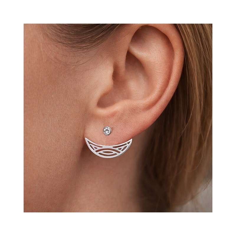 Boucles maya oz argent