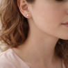 Boucles d'oreilles boule 6 mm  argent