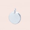 Médaille bombée 20 mm argent personnalisable