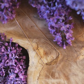 Collier bohème plaqué or