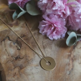 Médaille cible 20 mm plaqué...