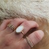 Bague élégance nacre