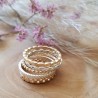 Bague striée