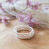 Bague striée