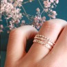 Bague fine ajourée
