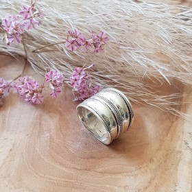 Bague ethnique double