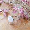 Bague soleil argent personnalisable