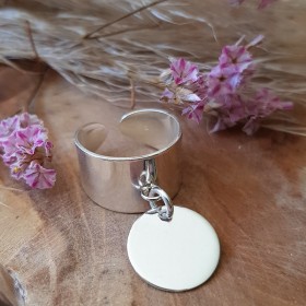 Bague pampille personnalisable