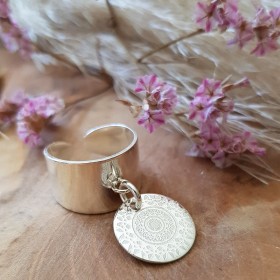Bague pampille mandala