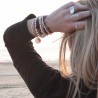 Bague pampille mandala