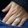 Bague fine ajourée