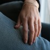Bague fine ajourée