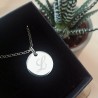 Médaille 15 mm argent personnalisable
