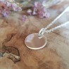 Médaille 15 mm argent personnalisable