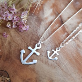 Collier grande ancre marine...