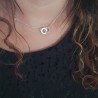 Collier menottes argent