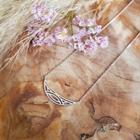 Collier bohème argent