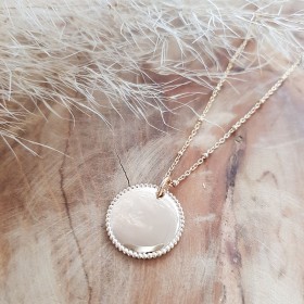 Médaille perlée 20 mm...