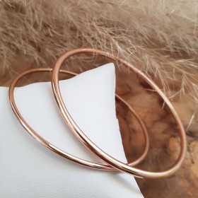 Jonc épais plein plaqué or...