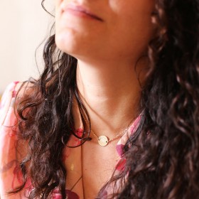 Collier médaille 15 mm...