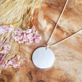 Médaille plate 20 mm homme...