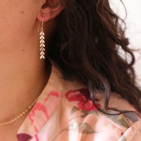 Boucles d'oreilles feuilles...