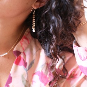 Boucles d'oreilles feuilles...