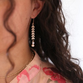 Boucles d'oreilles feuilles...