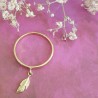 Bague anneau plume